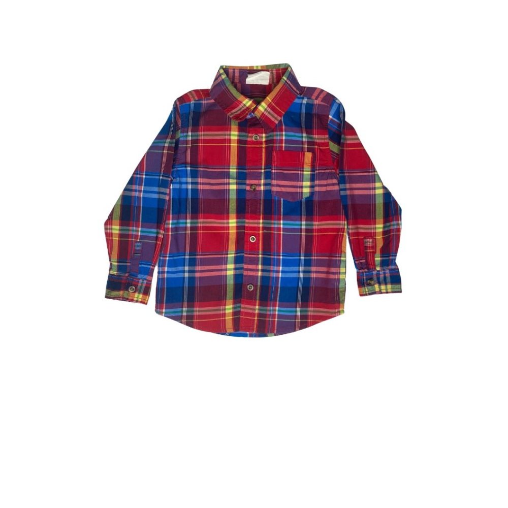 Boy's Long Sleeve Crazy 8 Collared Shirt